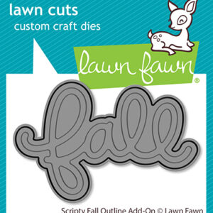 Lawn Fawn Die Scripty Fall Outline Add-on