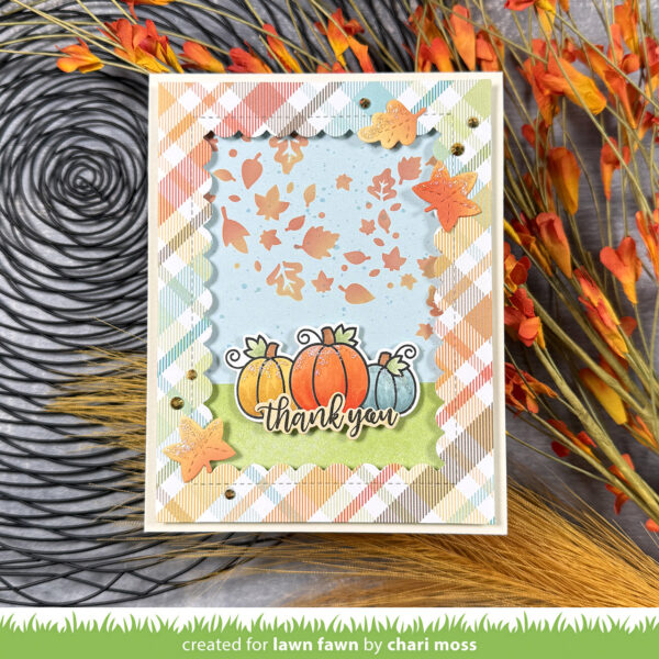 Lawn Fawn Stencil Autumn Breeze
