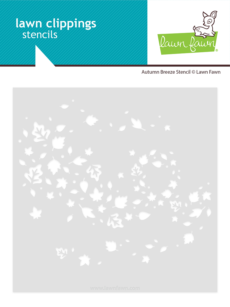 Lawn Fawn Stencil Autumn Breeze