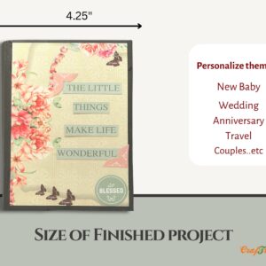 Craftreat Album Base Picnic Basket Mini Album Black