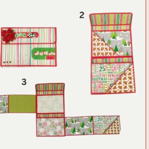 Craftreat Scrapbook Blank Quick Folio Wallet Black, Kraft and White