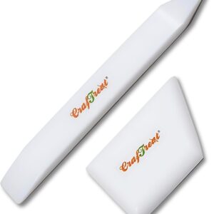 Craftreat Teflon Bone Folder Set - Large and Ergo Square - 2 PCS