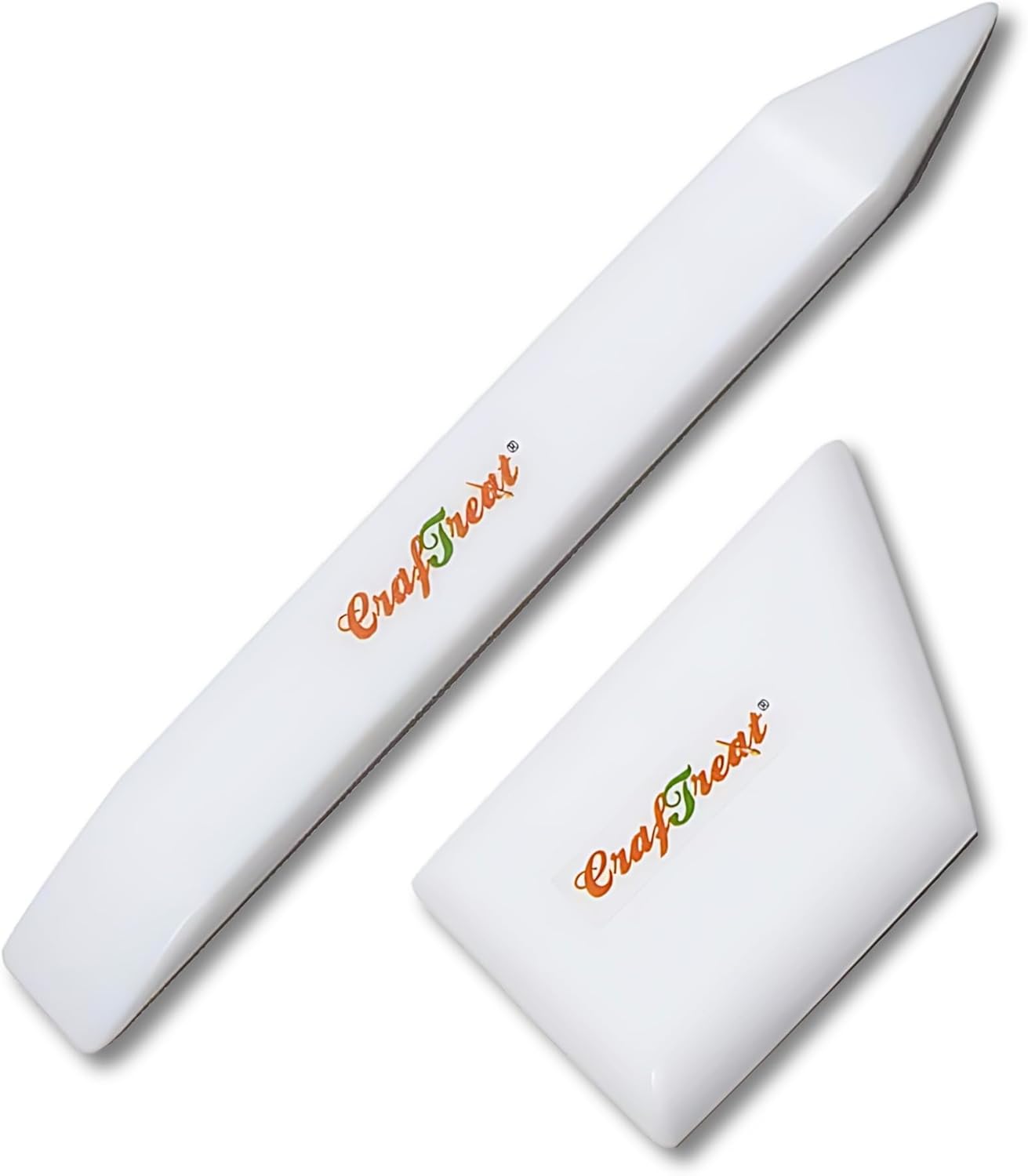 Craftreat Teflon Bone Folder Set - Large and Ergo Square - 2 PCS