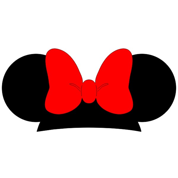 SCRAPBOOK CUSTOMS LASER CUT MINNIE EARS