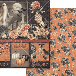 Graphic 45 Ghostly Greetings 12X12 Ghostly Greetings