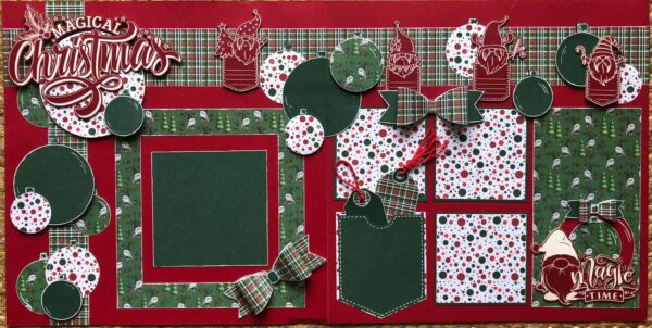 Scrapbook Collections Layout Kit Magical Christmas