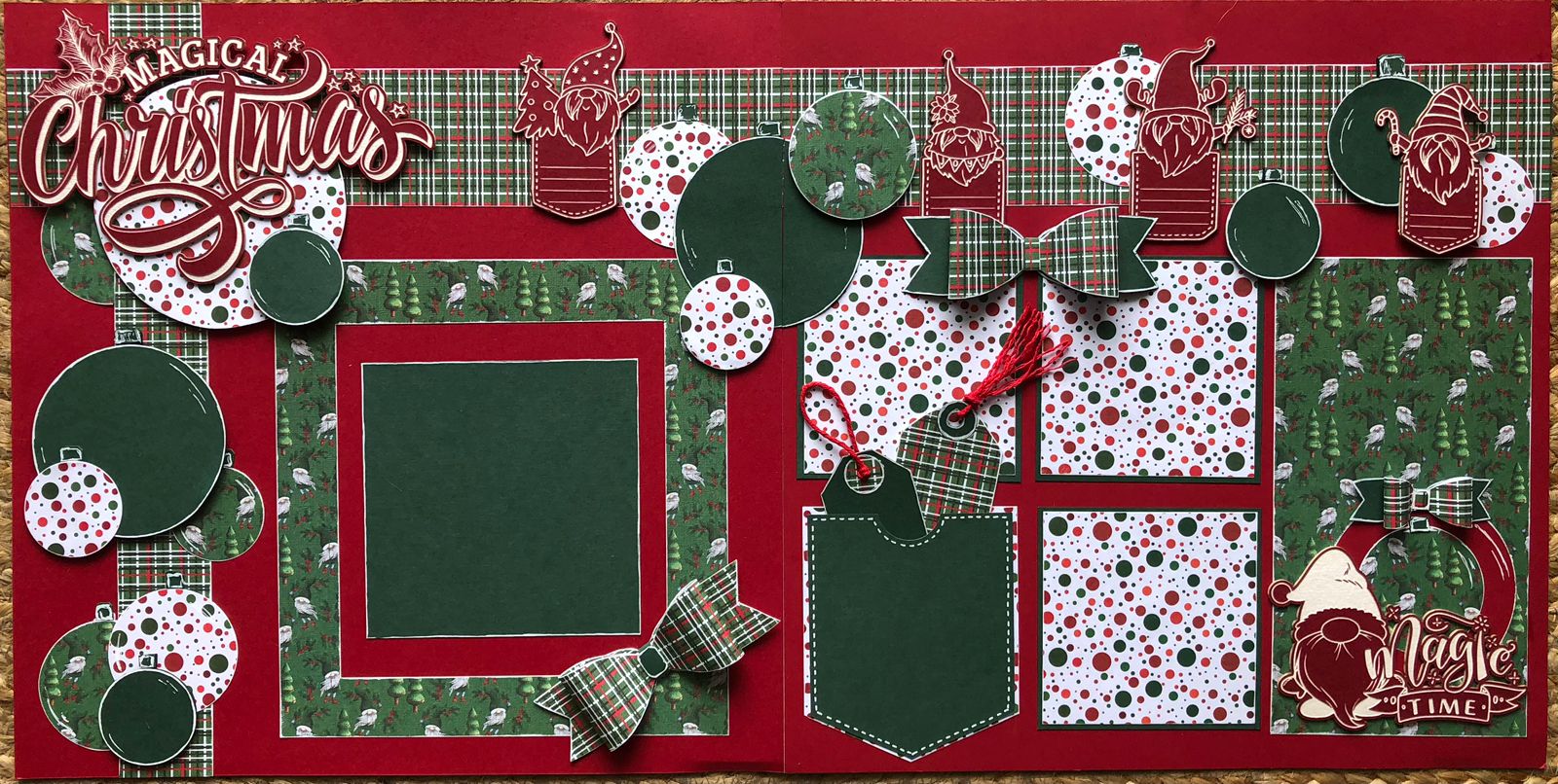 Scrapbook Collections Layout Kit Magical Christmas