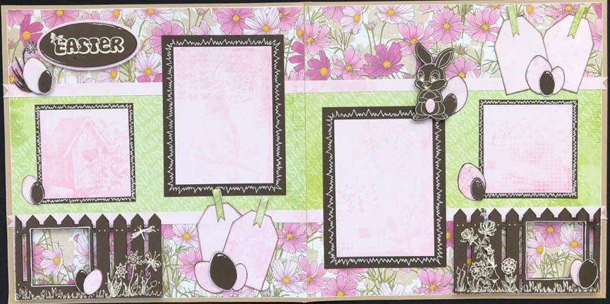Scrapbook Collections Layout Kit Easter