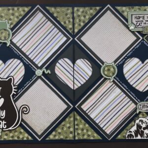 Scrapbook Collections Layout Kit Forever Friends Cat