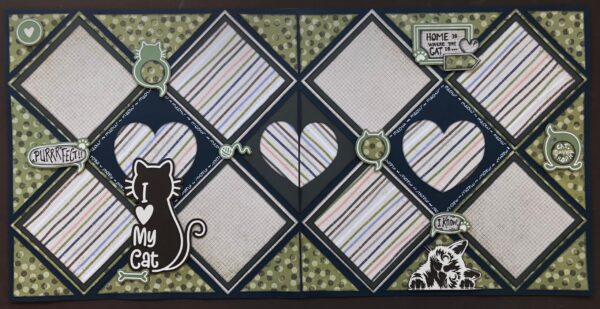 Scrapbook Collections Layout Kit Forever Friends Cat