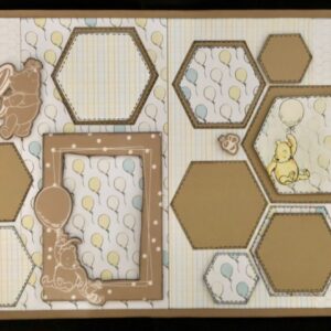 Scrapbook Collections Layout Kit Bear Hugs Girl