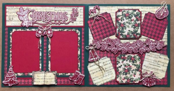 Scrapbook Collections Layout Kit A Christmas Wish