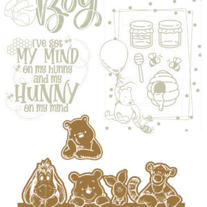 Scrapbook Collections Laser Pack Bear Hugs Boy