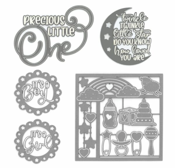 Scrapbook Collections Laser Pack Precious Little One