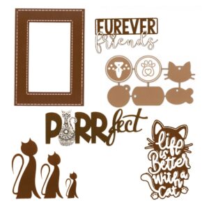 Scrapbook Collections Laser Pack Cat