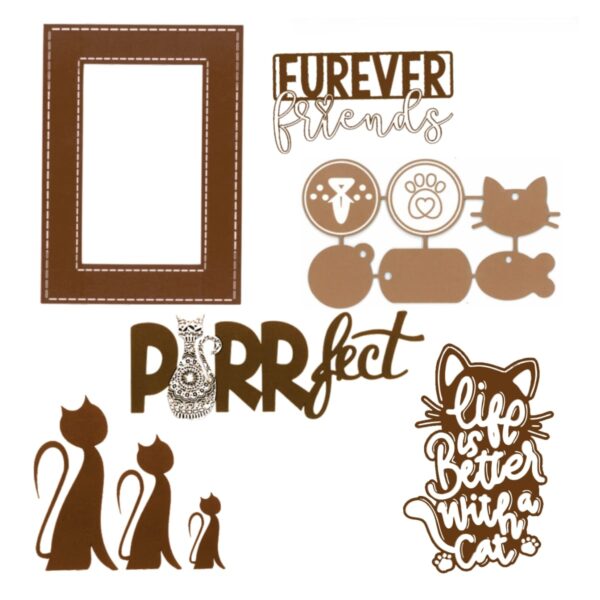 Scrapbook Collections Laser Pack Cat