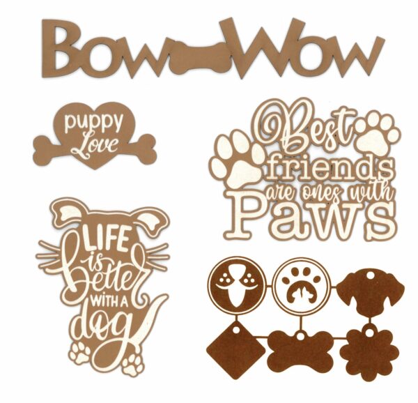 Scrapbook Collections Laser Pack Dog