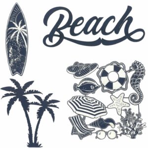 Scrapbook Collections Laser Pack Beach