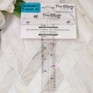 Pear Blossom Press Cardmaker's T-square A2 Ruler