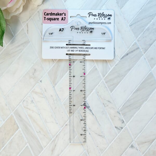 Pear Blossom Press Cardmaker's T-square A7 Ruler