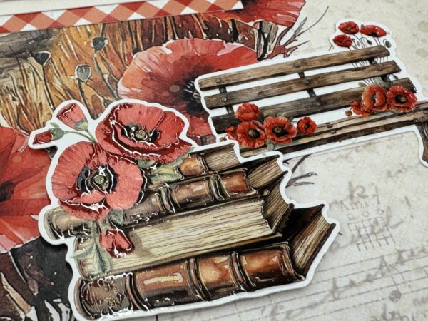 Paper Rose Poppy Garden*