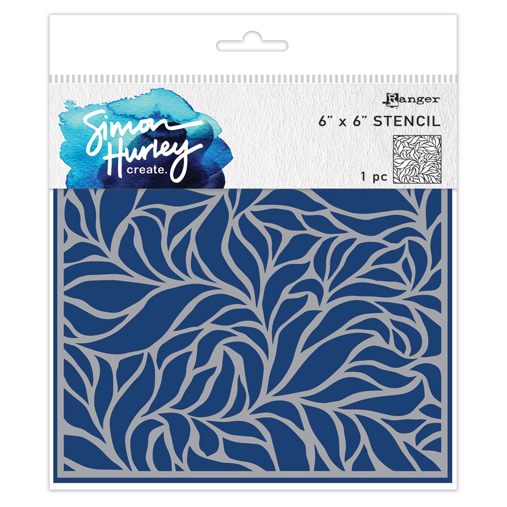 RANGER SIMON HURLEY STENCIL LUSH LEAVES