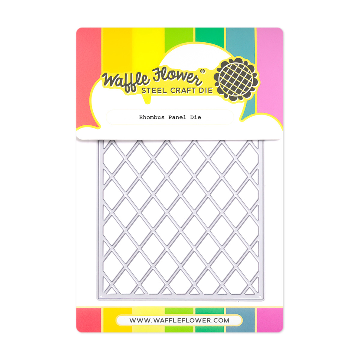 Waffle Flower Die Rhombus Panel