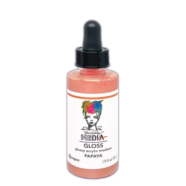 Ranger Dina Wakley Media Gloss Dropper Papaya