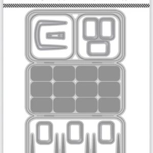 Honeybee Die Lovely Layers: Tin Palette