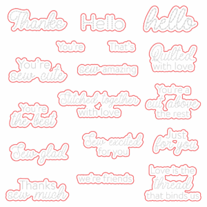 Honeybee Die Sew Glad