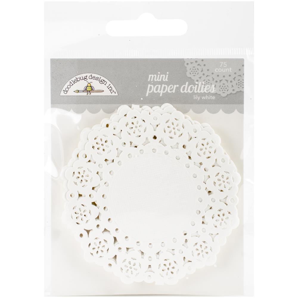 DOODLEBUG DOILIES MINI LILY WHITE