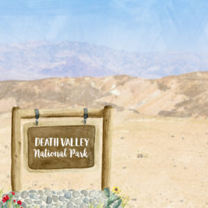 SCRAPBOOK CUSTOMS 12X12 DEATH VALLEY NATIONAL PARK