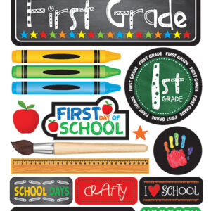 REMINISCE YOU'VE BEEN SCHOOLED FIRST GRADE STICKER