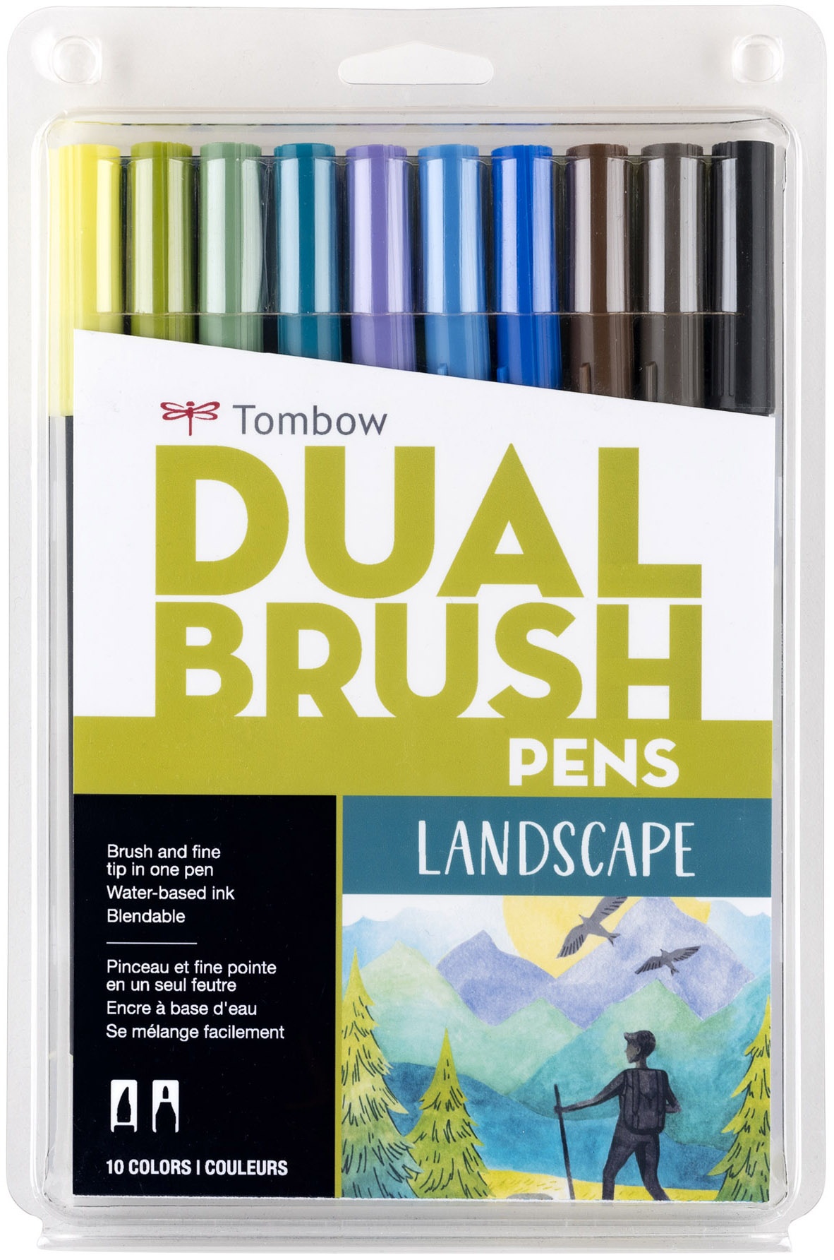 TOMBOW DUAL BRUSH SET LANDSCAPE PALETTE