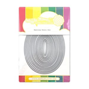 WAFFFLE FLOWER DIE NESTING OVALS