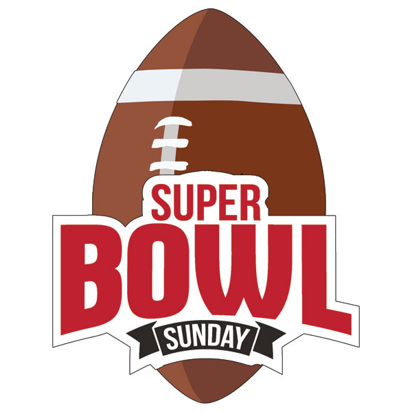 SCRAPBOOK CUSTOMS LASER SUPER BOWL SUNDAY
