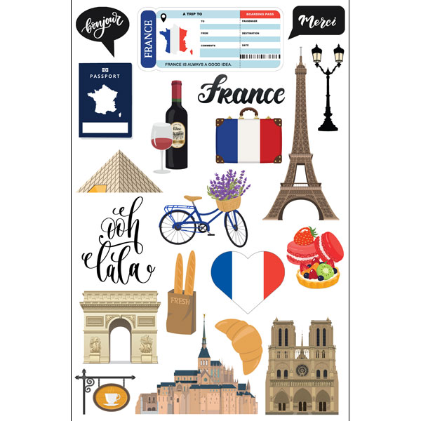 SCRAPBOOK CUSTOMS LASER DIE CUTS FRANCE