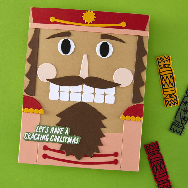 Hero Arts Big Mouth Nutcracker Etched Dies From the Crackin' Christmas Collection