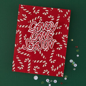Hero Arts Candy Cane Season Etched Dies From the Candy Cane Season Collection