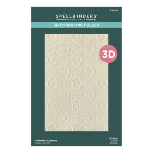Spellbinders Christmas Cameos 3D Embossing Folder From the Merry Moments Collection