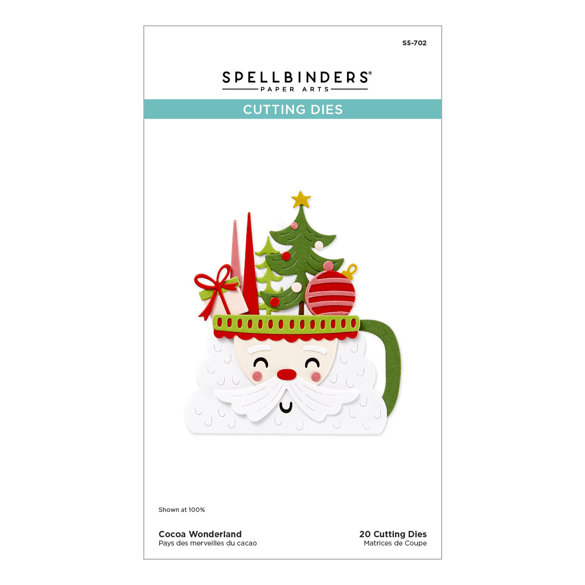 Spellbinders Cocoa Wonderland Etched Dies From the Wonderland Collection