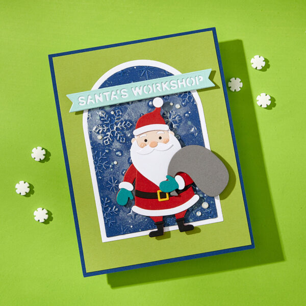 Spellbinders the Clauses Etched Dies From the North Pole Friends Collection By Simon Hurley