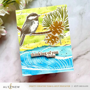 Altenew Chickadee Chirps Registration Press Plates