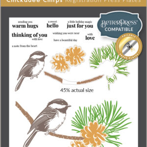 Altenew Chickadee Chirps Registration Press Plates