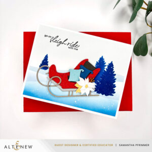 Altenew Sleigh Ride Greetings Die Set