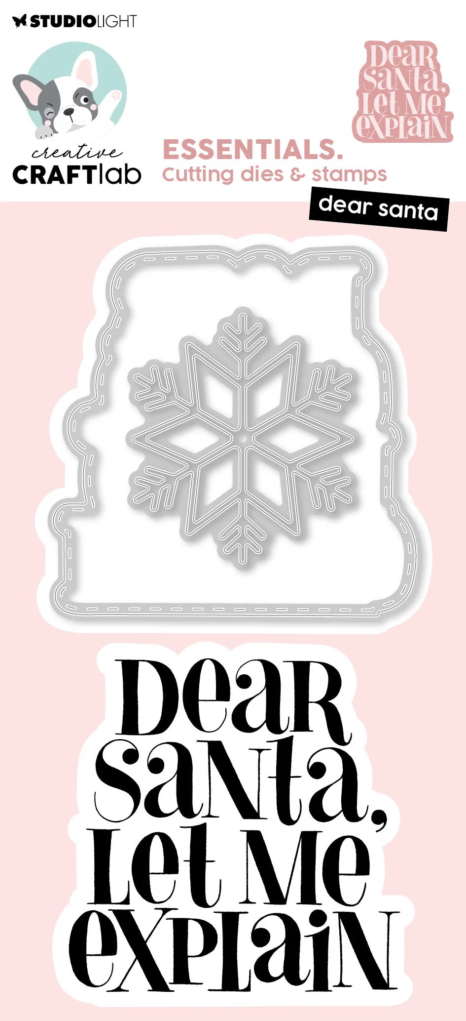 Studio Light Stamp Die Dear Santa Essentials