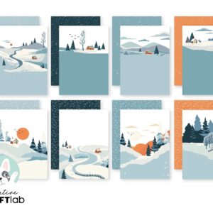 Studio Light Design Paper Pad Winter Landscape Friendz