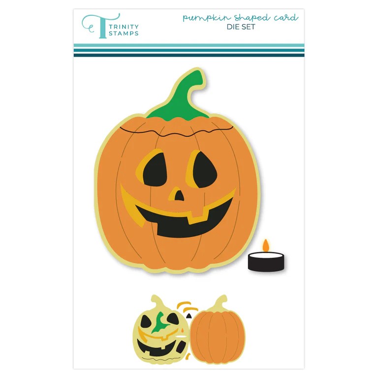 Trinity Stamps Die Pumpkin Shaped Card