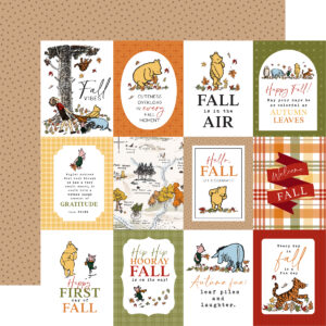 Echo Park WTP Autumn 12X12 3X4 Journaling Cards