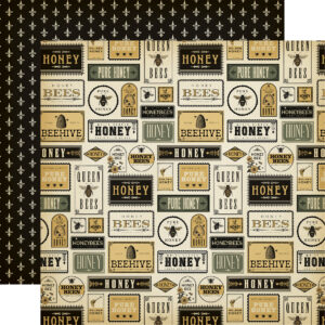 Carta Bella Honey Bee 12X12 Honey Phrases